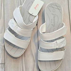 (S-4484) Jeossy Women's Platform Slide Sandals Sz 7